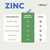 Vitday Zinc Cápsulas Gluconato Cobre Estearato Magnesio Suplemento Alimenticio 100