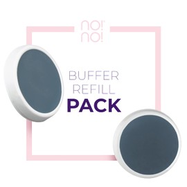 no!no! Large Buffer Refill Pack - Hair Removal for Women - Remove Hair Quickly and Painlessly - 2 ct.