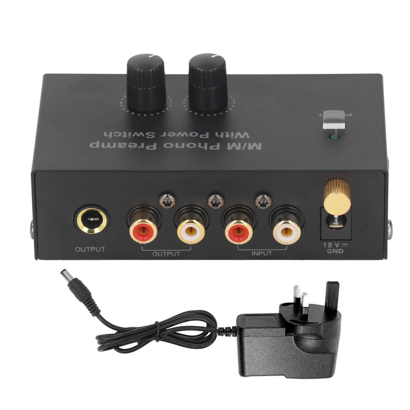 Phono Turntable Preamp Record Player Preamplifier Electronic Sound Stereo Phonograph