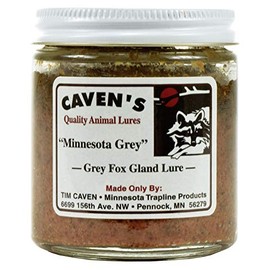 Cavens Minnesota Grey (Grey Fox Gland Lure) 1 oz.