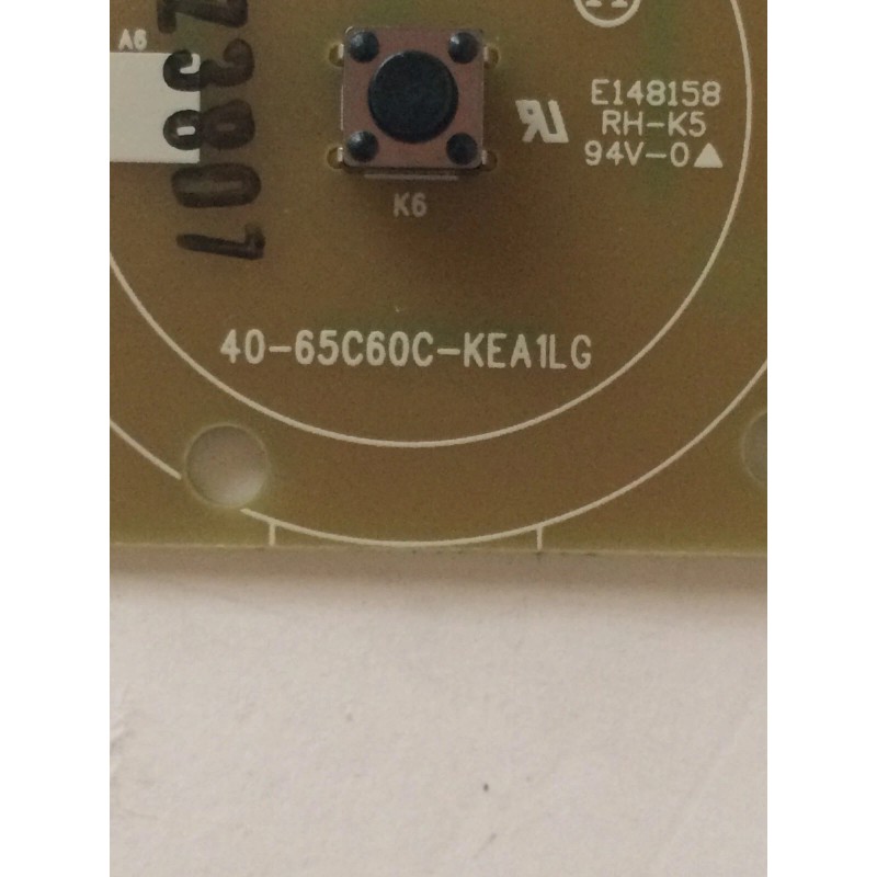 TCL 65R625 POWER BUTTON BOARD 40-65C60C-KEA1