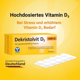 Dekristolvit D3 4 000 Power for Your Immune System, Pack of 90