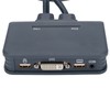 USB KVM Switch 2 Ports Wired HD Multimedia Interface KVM
