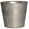 4" Round Planter - Galvanized