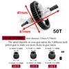 hopsupRC Metal Slipper Clutch Eliminator Differential Locker Gear 50T(32-Pitch) with
