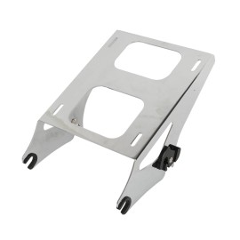 TCMT Chrome Two Up Pack Mount Luggage Rack Fit For Harley Tour Pak Road Glide 14-24