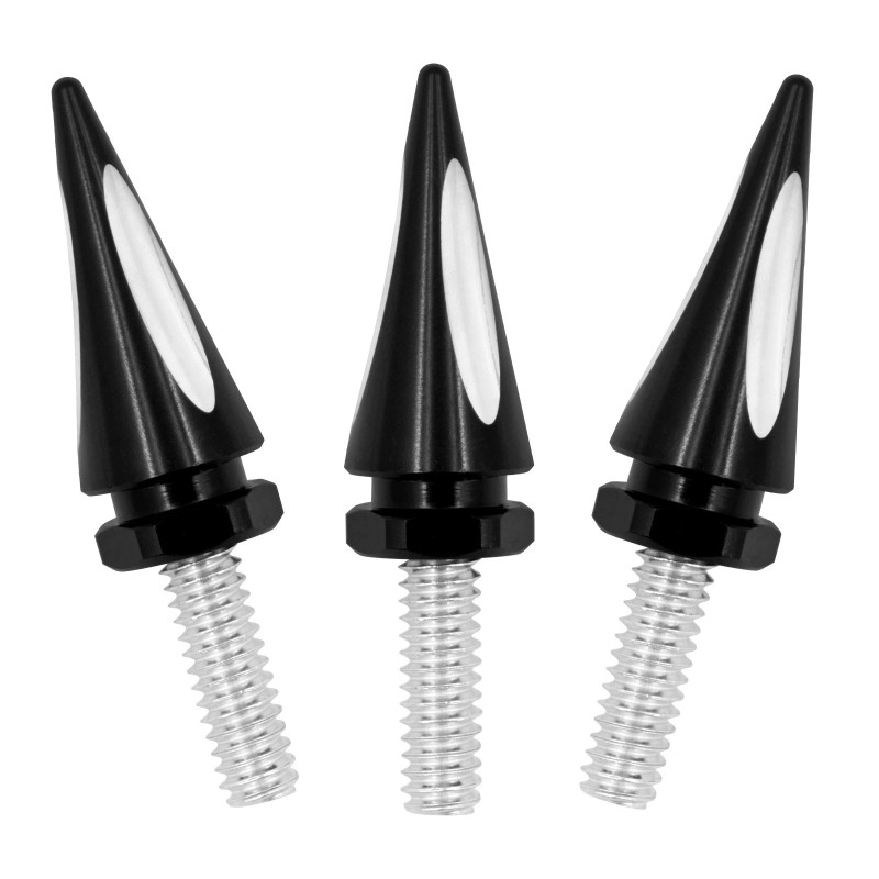 HDBUBALUS Spike Windshield Windscreen Black Screws For Harley Street Electra