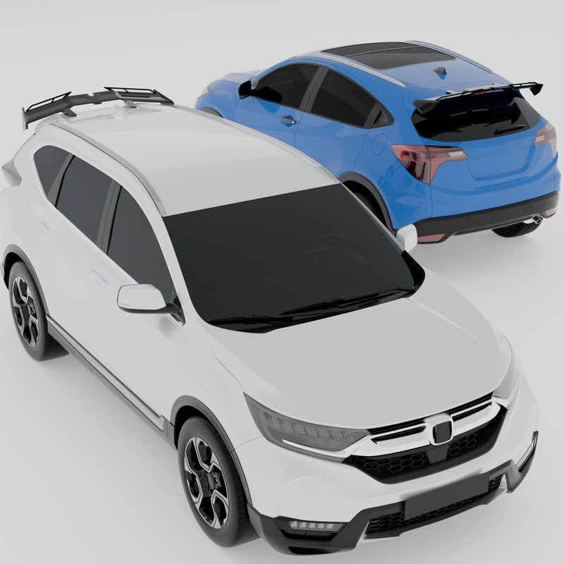 Rear Window Roof Spoiler Wing Gloss Black Compatible with for