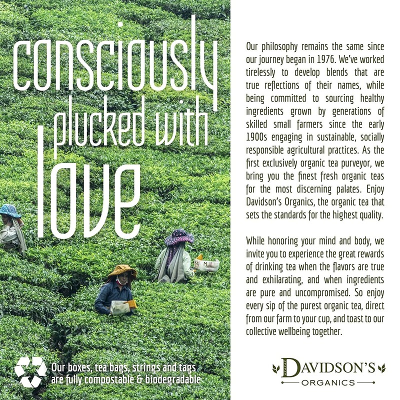 Davidson's Organics, Moringa Mint Sage, Loose Leaf Tea, 16-Ounce Bag