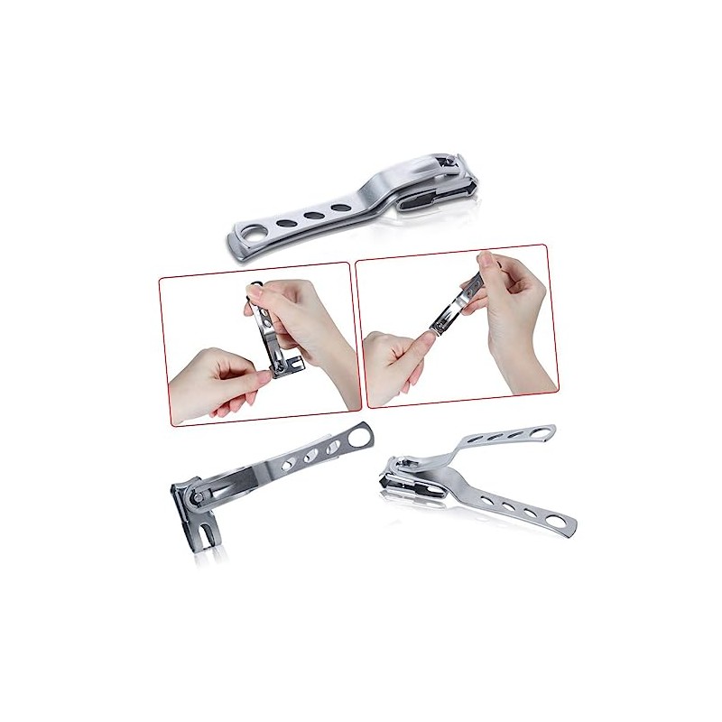 Healeved Electric Nail Cutter 360-degree Rotating Nail Clippers for Smooth