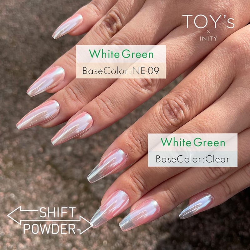 TOY's x INITY T-SH01 Shift Powder, White Green, 0.02 oz