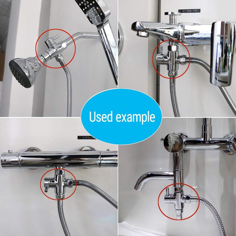 Brass Shower Arm Diverter Valve for Hand Held Showerhead and