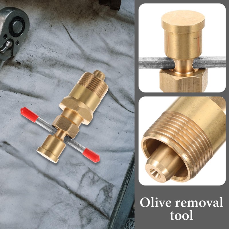 Operitacx Compression Sleeve Puller Tool Durable Ferrule Extractor for Olive