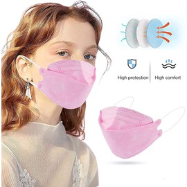 50 Piece Disposable Face_Masks for Adult 4 Layers Protection, Non-Woven Face Mask Disposable Bandanas 3D Type for Women Men (5-Colors,50PCS)", since customer are getting confused 50/100 as 100 pack