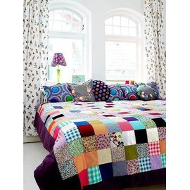 Fabrics for Sewing Cotton: 25 Pieces 20 x 20 cm Patchwork Fabric Package, Fabric for Face Masks, Fabric Squares and Quilting Fabrics for Patchwork Handmade