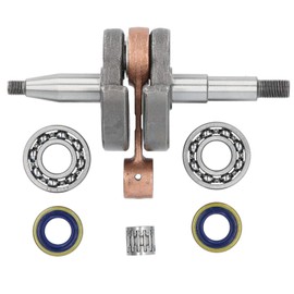 Crankshaft for Husqvarna Crankshaft Bearing Oil Seals Kit Replacement for Husqvarna 268 272 XP Chainsaw 503 61 33‑71