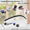 Handheld Sewing Machine, Mini Hand Held Sewing Machine for Beginners,