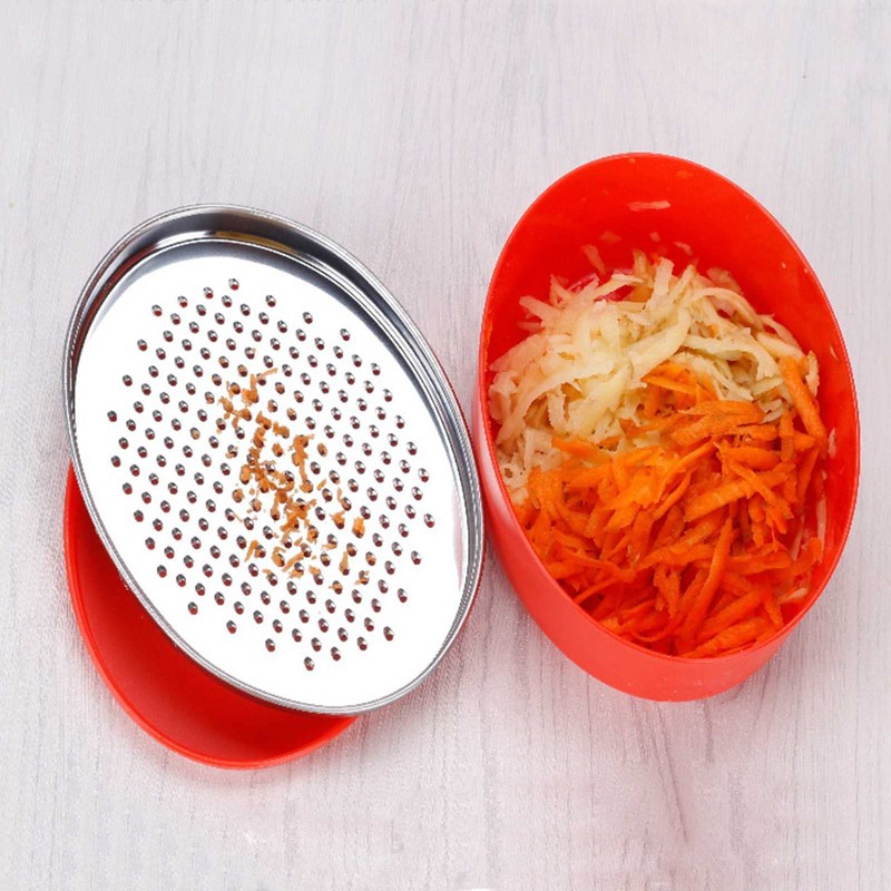 Kunovo Cheese Grater With Airtight Storage Container,cheese shredder&vegetable grater，Box Grater