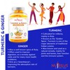 Turmeric and Ginger 120 Natural Orange Gummies - High Strength,