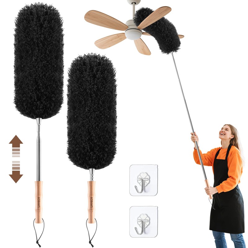 Loveco Bendable Duster Set, with Telescopic Duster Extendable up to