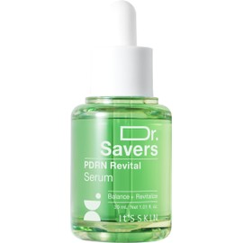 IT’S SKIN Dr.Savers PDRN Revital Serum 1.01 fl.oz, Hydrating and Rejuvenation Face Serum with PDRN and Plant Based Complex, Skin Barrier Support and Lightweight, Acne Prone Skin, Korean Skincare