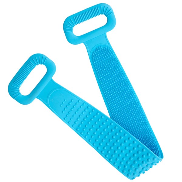 Montmart Silicone Bath Shower Back Scrubber Exfoliating Sponge Pad Set