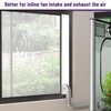 Mxclimate Window Vent Kit 4in,Window Seal Kit for Grow Tent