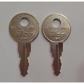 Generic 2 Replacement Keys Cut to Key Code RL034 RNL Roll N Lock Truck Cap Topper Lock (These Keys are not for L & T-Handles Locks!) *You Have to Have The Letters RL Before The Numbers., Silver