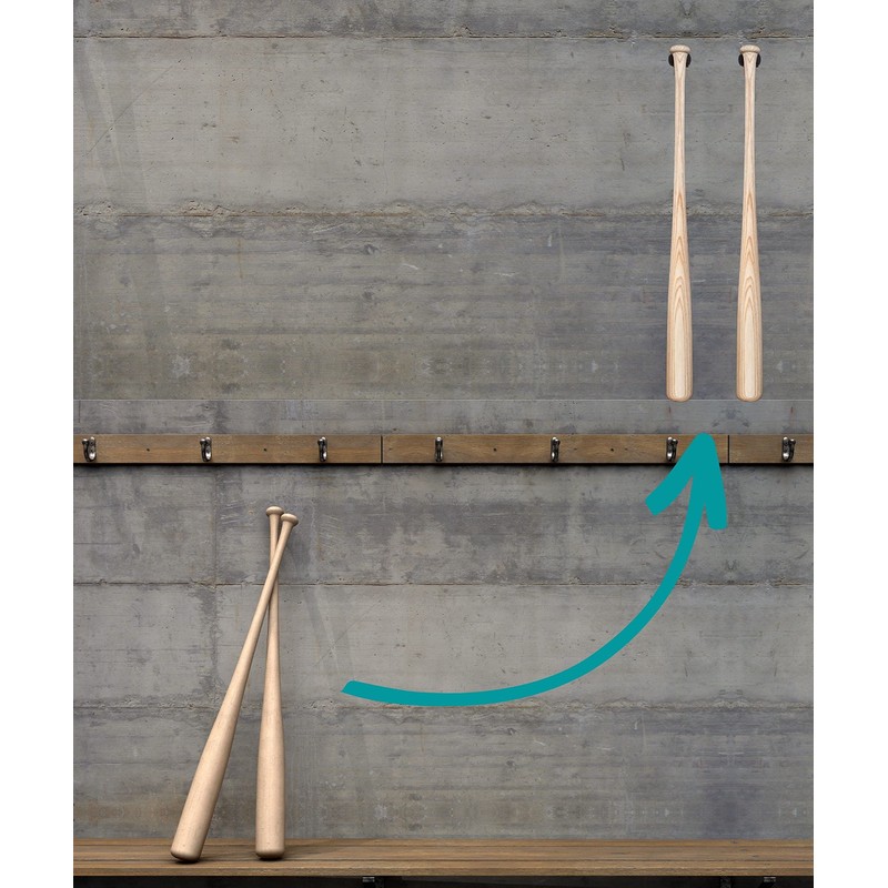 Baseball Bat Holder Wall Mount - Wall Mount Baseball Bat