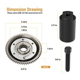 Flywheel Puller Starter Clutch One Way Bearing Gear Idler Gasket for Suzuki 2003-2014 Quadsport Z400 LT-Z400 LTZ400 12600-29810
