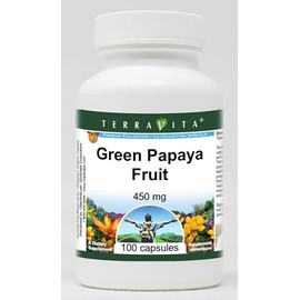Green Papaya Fruit - 450 mg (100 Capsules, ZIN: 521062) - 3 Pack