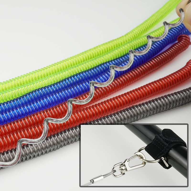 EXERT Butt Belt Rod Belt with Rope Fishing Rod Spiral