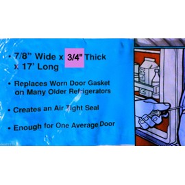 TRIM-LOK Old Refrigerator D Door Replacement Self Adhesive HT Seal Price Per Foot (17 Feet)