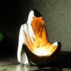 Ghost Wizard Candle Holder Ghost Figurines Scary Statue Festival Party