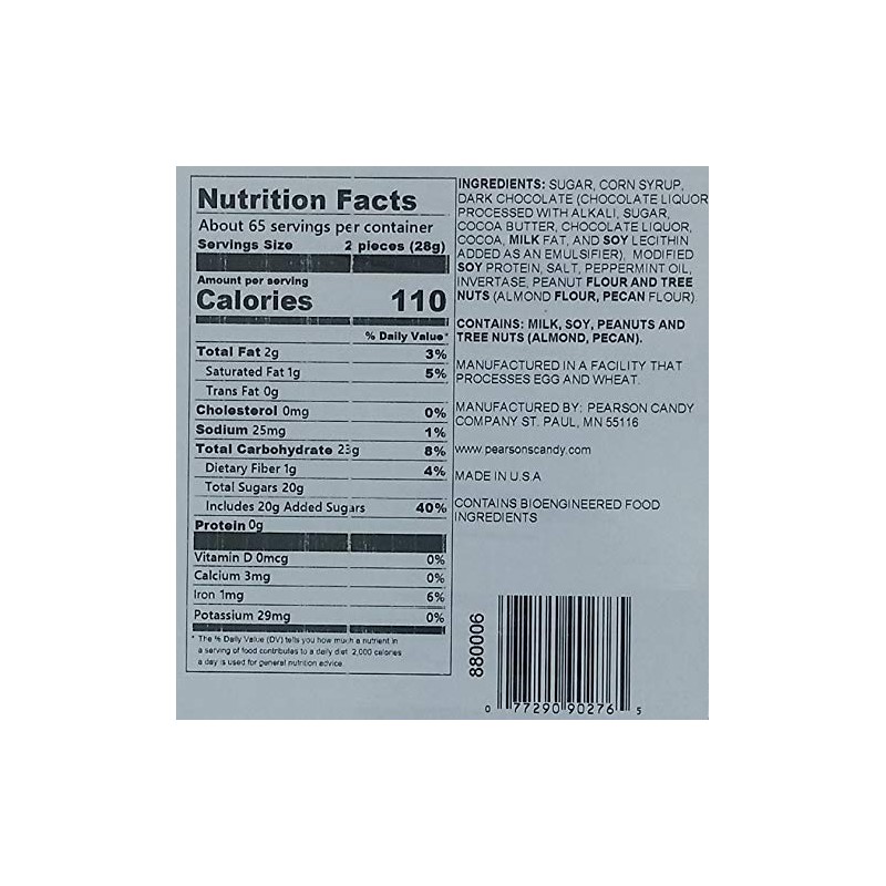 Pearson's Mint Patties | Made with Decadent Dark Chocolate and