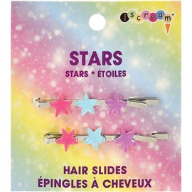 iscream Pastel Stars Set of 2 Embellished Bobby Pin Hair Slides