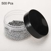 QUARKZMAN Pack of 500 Chrome Steel Ball Bearing Balls, 3.5