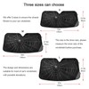 YETTASBIN Spider Web Car Windshield Sunshade Front Automotive Sun Shade