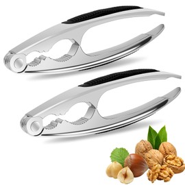 MxTong Nut Cracker Walnut Cracker Nutcracker for all Nuts Heavy Duty Nutcracker Tool with Non-slip Handle for Pecan Hazelnuts Almonds Brazil Nuts Crab Leg Lobster (2 Pack)