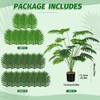 TIUNASIN Artificial Palm Plants 35" Tropical Greenery Bush Imitation Faux