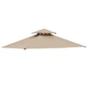 Garden Winds Replacement Canopy for Grill Shelter L-GZ238PST-11, MS1208404301, Riplock