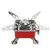 Mini Square Camping Stove Compact Folding Wind Proof Outdoor Backpacking