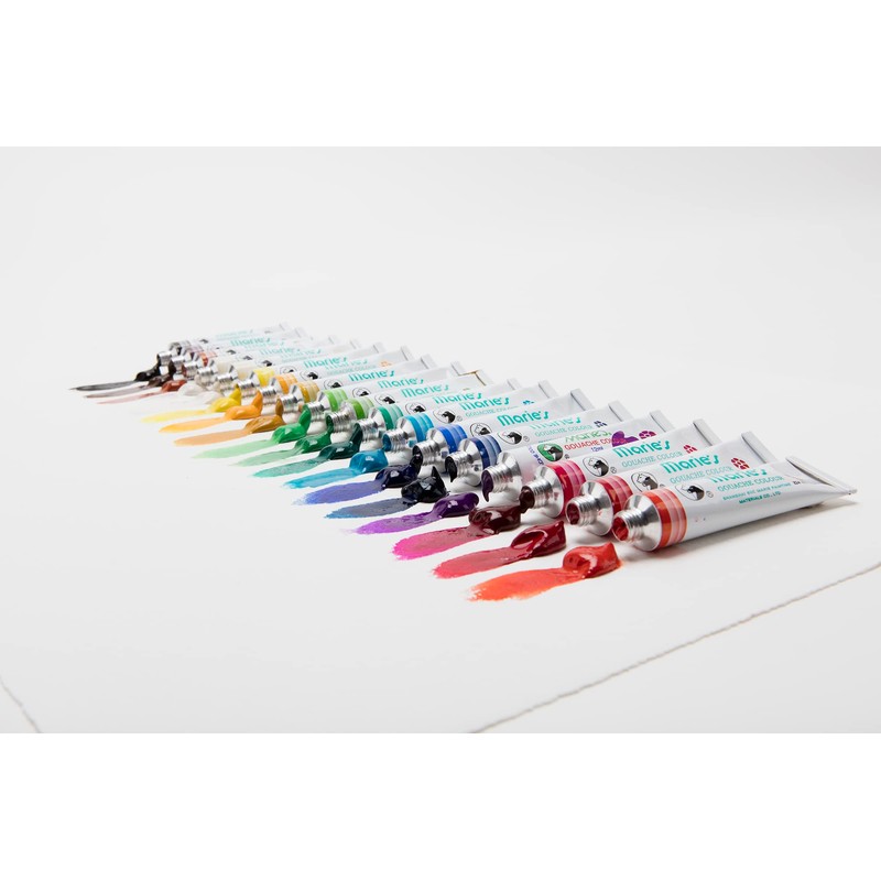 Marie's Extra Fine Gouache Set of 18 Extra Fine Gouache