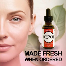 NuFountain C20 20% L-Ascorbic Acid Serum Vitamin C 30ml/1oz Made Fresh