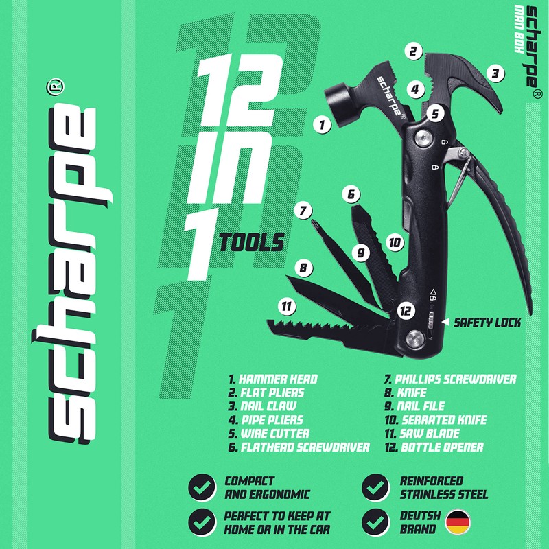 SCHARPE Gifts for Men, Personal Gift Box with High-Quality Gadgets