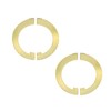 Mcredy Gold Half Moon Drawer Pulls Semicircle Drawer Pull 128mm/5