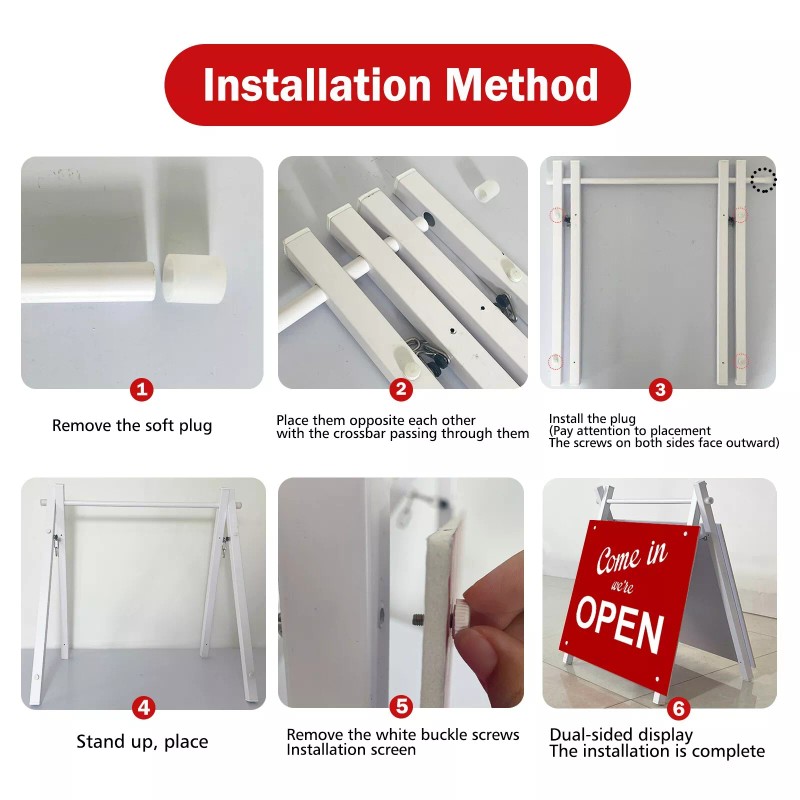 AD. Printing Materials Store 24" x 18" 2 UNITS WHITE