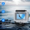 YaelHelens Waterproof Case for DJI Action 4/5/6, 60M Underwater Housing