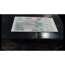 1 Kg Jabón De Glicerina Carbón Activado Con Extracto Menta                                                                                            