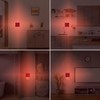KINUR Red Night Light,2 Pack LED Night Lights Plug into